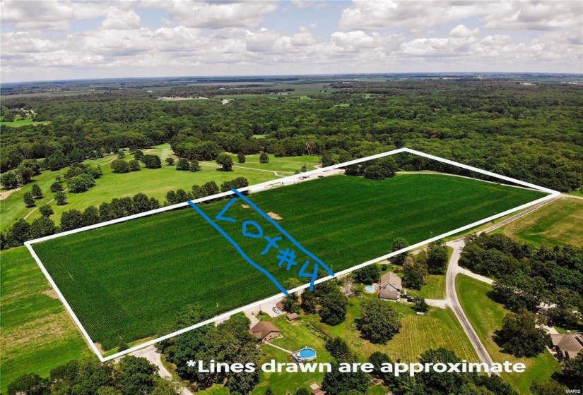Each lot is approximately 145x640. Lots west of blue lot line have already been sold.